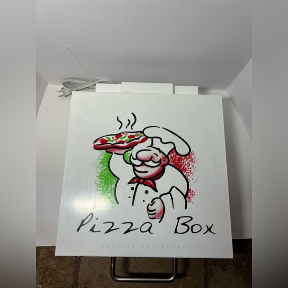 Kitchen Cuizen Pizza Box Countertop Pizza Oven With 12 Rotating Pan